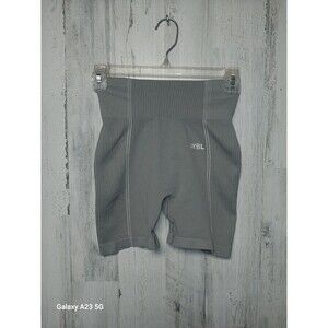 AYBL BEAYBL Size S Seamless Biker Shorts Asphalt Gray